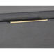 Edmund 31 X 28.5 inch Smoke Grey / Yellow Gold Night Stand